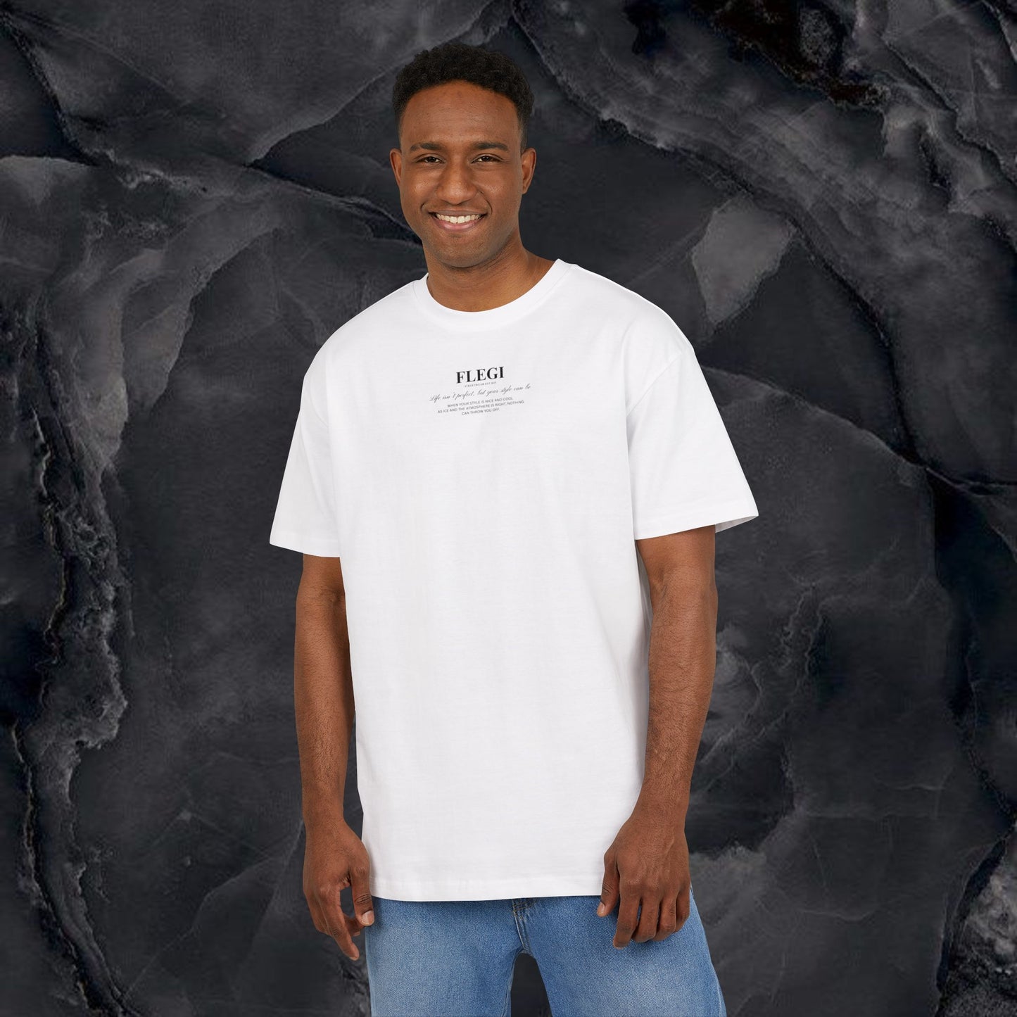 Flegi Oversize Tee with Graphic Design