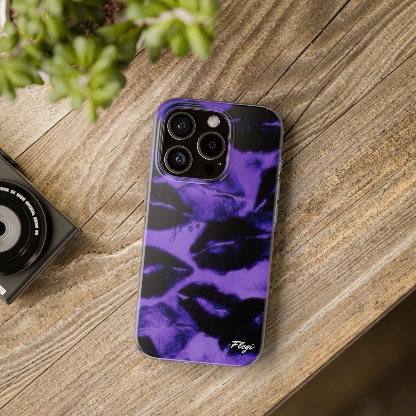 Flegi Cases, Purple Abstract
