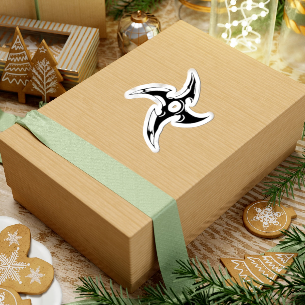 Flegi Stickers, Ninja Star Design