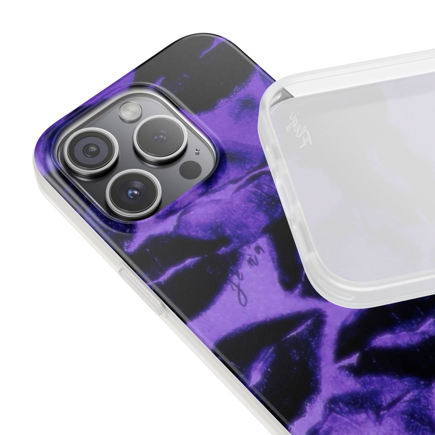 Flegi Cases, Purple Abstract