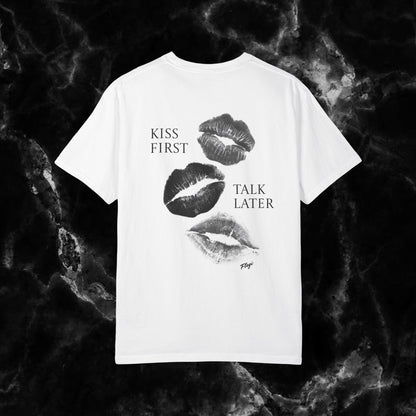 Flegi T-Shirt, Kiss First Talk Later